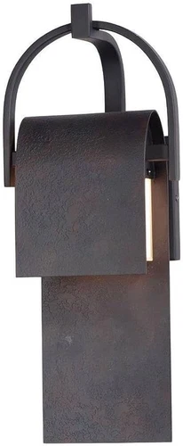 Maxim 55594RF Laredo Outdoor Wall Sconce, 1-Light LED 14 Watts, Rustic Forge - Picture 2 of 3