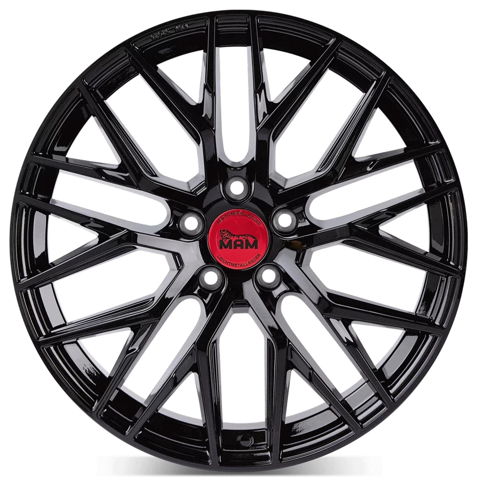 18" ABE Sommerräder MAM RS4 BG 225/40 Hankook S1EVO3 für Audi A3 Schrägheck 8V - Bild 3 von 4