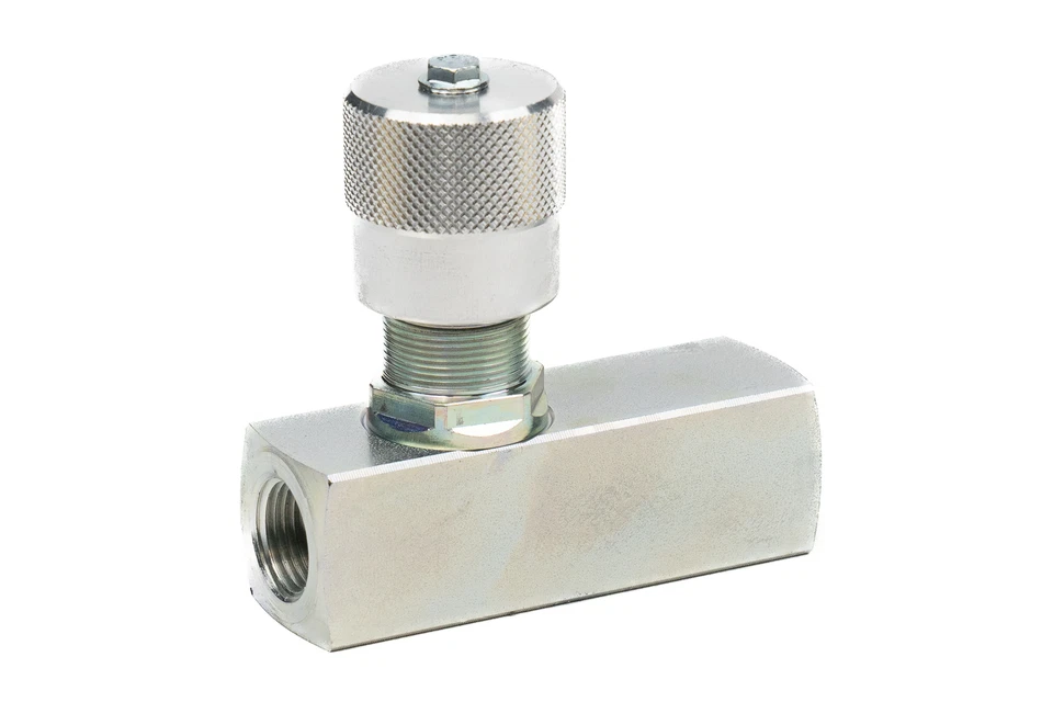 In-line Unidirectional Flow Control Valves 1/2" NPT Port, 13.2 GPM, HC - Image 2 of 4