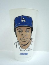 1972 Frank Robinson Dodgers 7-11 Slurpee Cup 