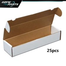 25 Storage Boxes LOT 800 Count Ct Sports Cards Trading White Max Pro Shipping