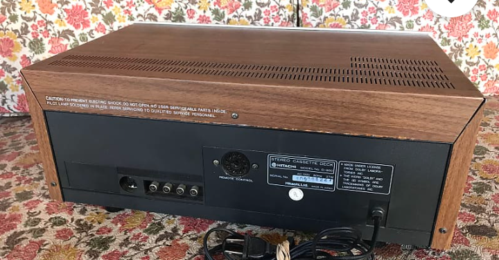 1970s Hitachi D900 Cassette Deck 3 Page Brochure for sale online
