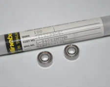 Lot/Tube of 100 NEW Minebea Mitsumi NMB L-940ZZ 4mm X 9mm X 4mm 4x9x4 Bearings