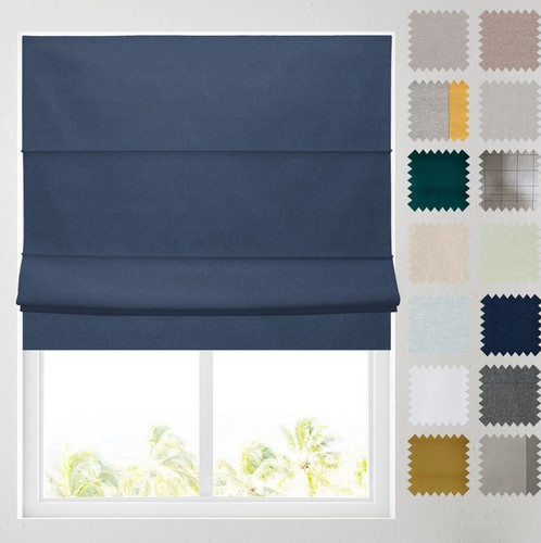 Soft Textured Ara Roman Blinds - Choice of Deluxe or Standard Headrail - Picture 57 of 96