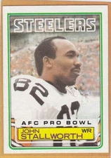 1983 TOPPS FOOTBALL JOHN STALLWORTH #366 STEELERS NM *A14309
