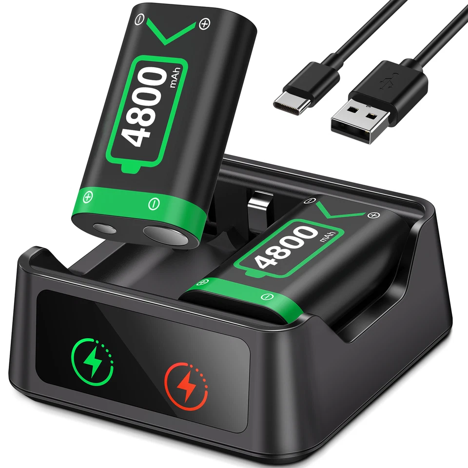 Controller Charger Station Rechargeable Battery Packs for Xbox One/Series X|S UK - Image 2 of 4