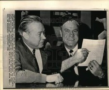 1964 Press Photo Baltimore Orioles' Manager Hank Bauer & President Lee MacPhail