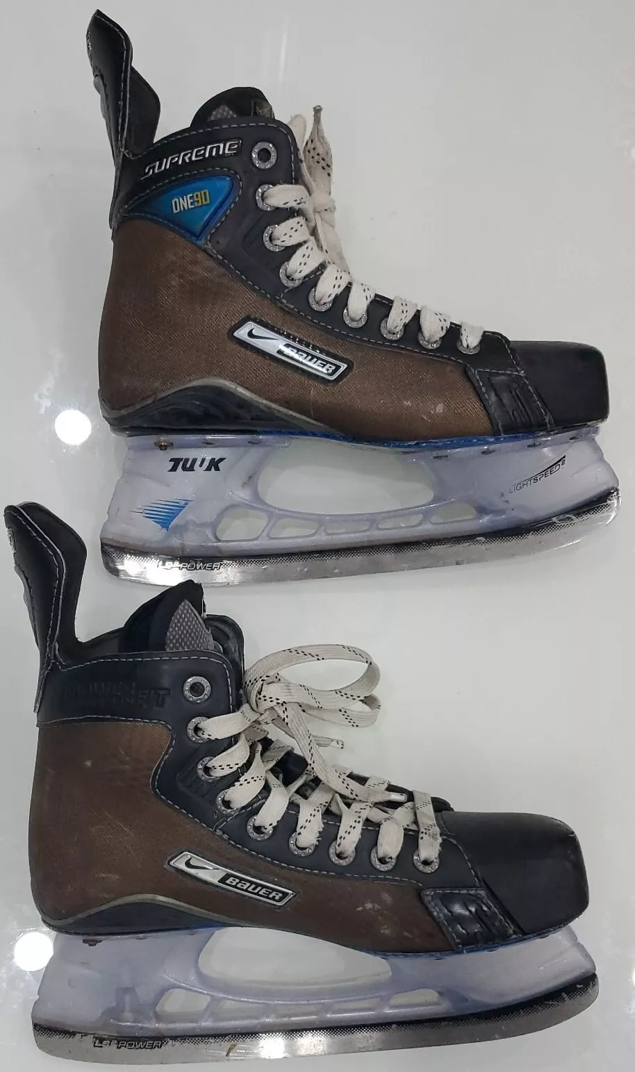 BAUER SUPREME ONE90 HOMMES HOCKEY SKATE 5,5D CHAUSSURES US 6,5 FEMMES 7,5 LIGHTSPEED 2