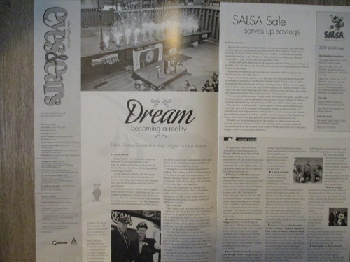 Septem-2009 Walt Disney Eyes & Ears Mag(MARIACHI COBRE/TYLER HOYT/CARMEN TAFOLLA - Picture 4 of 13