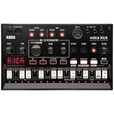 Korg volca kick Analogue Kick Generator Rhythm Machine Sequencer Synthesizer
