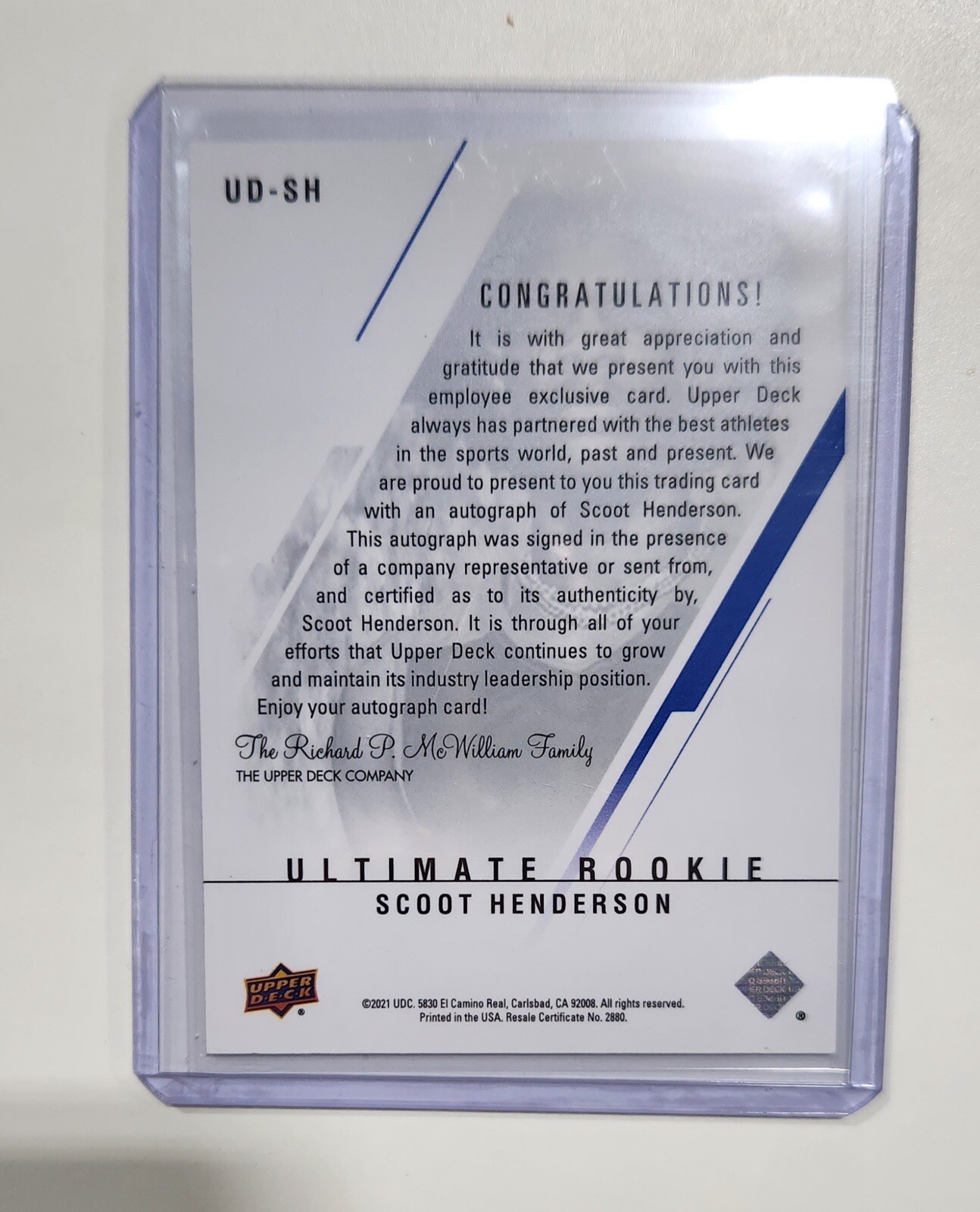 2023 Upper Deck Employee Exclusive Scoot Henderson Jabari Smith Rookie