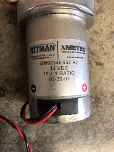AMETEK PITTMAN GM9234E552-R2 12 VDC 19,7:1 Verhältnis, Elektromotor - Bild 4 von 4
