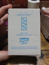 Avon Skin So Soft Shave Set Fresh Smooth - Disposable Razor Holder - New
