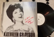 KATHRYN GRAYSON - AUTOGRAPHED SIGNED - Make Believe - NEVER RELEASED lp