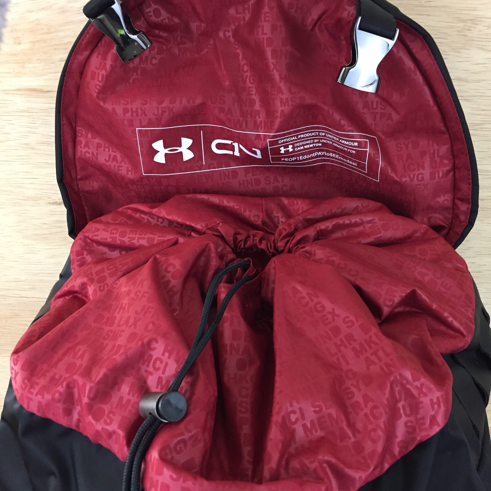 under armour cam newton backpack