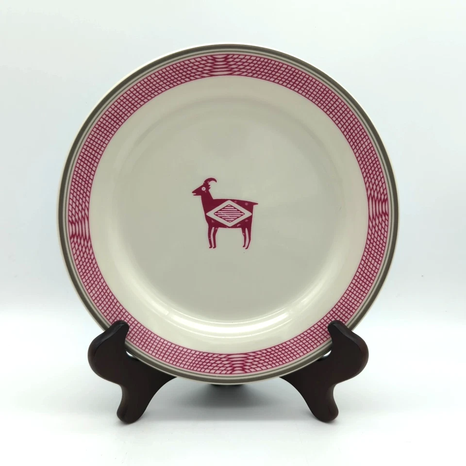 Pipestone HL Mimbreno Ancient Indian 8" SALAD PLATE(S) Replica Santa Fe RR - Image 2 of 4