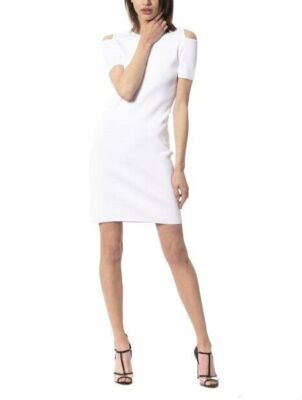 RRP 740  Frankie Morello white dress