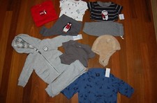 NWT Baby BOYS 3m 3 MONTHS HUGE Fall Winter CARTER'S GAP 10 PIECE LOT
