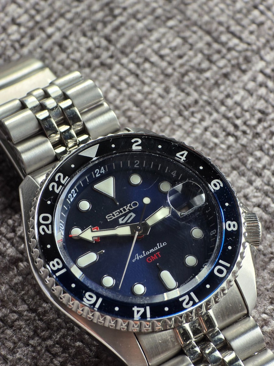 Seiko 5 Sports Blue Men's Watch - SBSC003/SSK003 | eBay