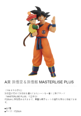 Dragon ball Ichiban Kuji VS Omnibus Amazing Prize A Goku Gohan