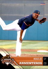 2018 Fresno Grizzlies Choice #1 Rogelio Armenteros La Habana Cuba Baseball Card