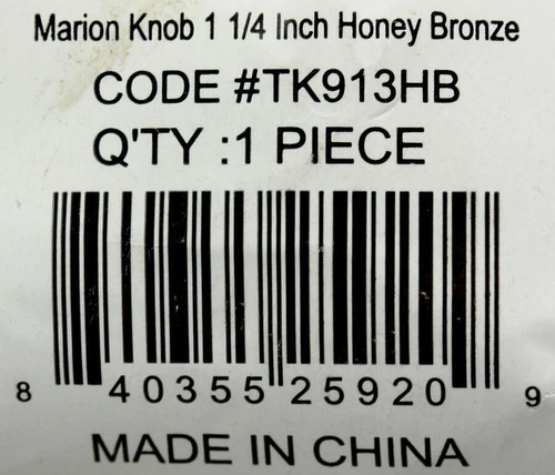 Top Knobs Marion 1 1/4 Inch Mushroom Cabinet Knob TK913HB Lynwood Collection - Picture 3 of 5