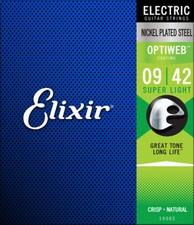 Elixir 19002 Optiweb Electric Guitar Strings ...