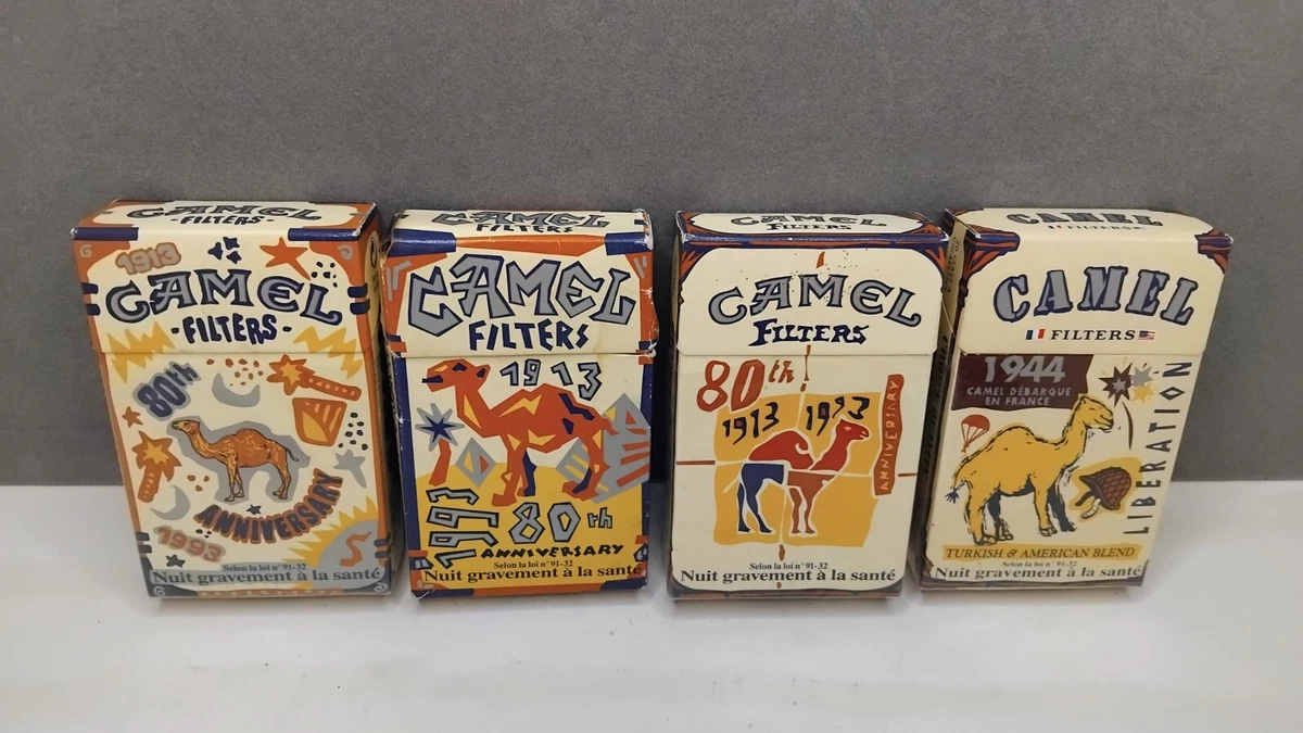 Paquets de cigarettes vides Camel de collection | eBay