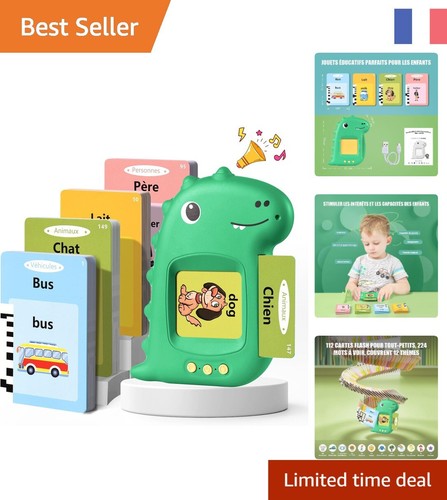Cartes Flash Sensorielles Bilingues Anglais/espagnol Pour Bébés Et Jeunes Enfants