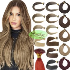 Nano Ring Human Hair Extensions Cold Fusion Micro Nano Beads Nano Tip Hair 1g/s