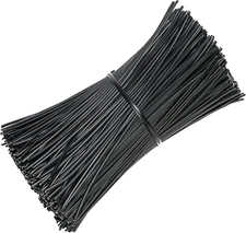 Sumdirect 1000Pcs 4 Inch Plastic Twist Ties for Bags, Wire Cable Ties for Plants