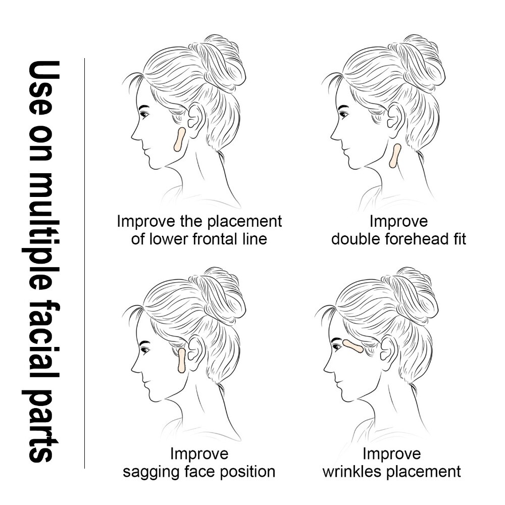 Brow Lift Tape Invisible Facelift Tape Face Lift Strips Facial Lifting