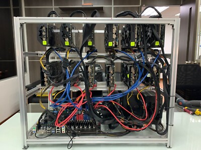 CRYPTO MINING RIG, 12 GPU SLOTS  ********NO GPU'S******* !!!!!!!