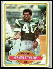 1980 Topps #377 Herman Edwards Philadelphia Eagles