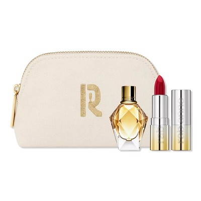 Paco Rabanne Million GOLD Eau De Parfum Rouge Drama lips & Pouch - 3 Pc ...