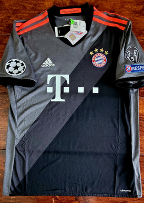 2016-17 ADIDAS BAYERN MUNICH UCL #25 MULLER AWAY SHIRT FOOTBALL