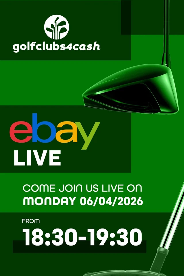 Golfclubs4cash Ebay Live! Europe's Largest Used Golf Selection. £1 Starts⛳