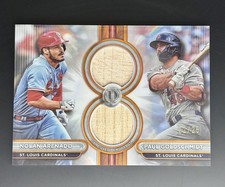 2024 Topps Tribute Paul Goldschmidt, Nolan Arenado Dual Relics Orange 🟠 /25 