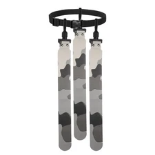 Flag Football Set, Flag Football Belts with 1 Belt & 3 Flags (Camouflage Gray)