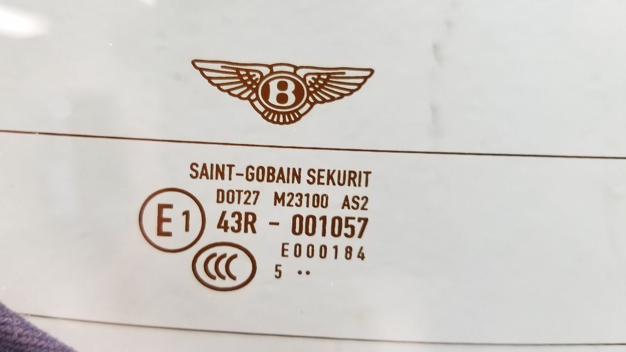 Bentley Continental GT Rear Rear window