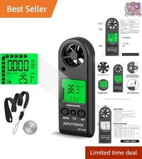 Handheld Wind Speed Meter Anemometer Thermometer for Outdoor Activities