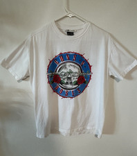 Guns N Roses Graphic T-Shirt Women s M White ...