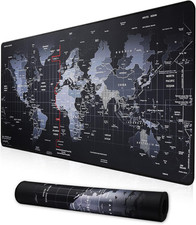 XXL Professional Large Mouse Pad  Computer Game Mouse Mat 35.4X15.7X0.1In, Map