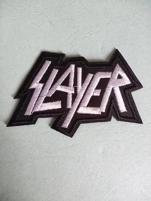 SLAYER Embroidered Sew/Iron On Rock N Roll - Heavy Metal Band Patch 2.58*1.51in