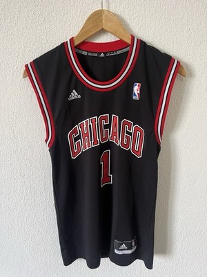 Chicago Bulls Derrick Rose #1 Adidas NBA Swingman Trikot Herren Medium schwarz 2012