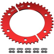 Go Kart Split Sprocket 420 Chain 42 Tooth Rear Mini Bike 420 Sprocket 42 Tooth