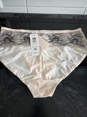 Triumph Slip Panty Gr.46 Primrose Florale Maxi Rosa - Schwarz Neu