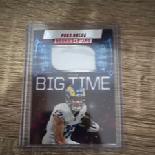 Panini Big Time Memorabilia Insert Puka Nacua 2025 Rookies & Stars Rams NFL Card