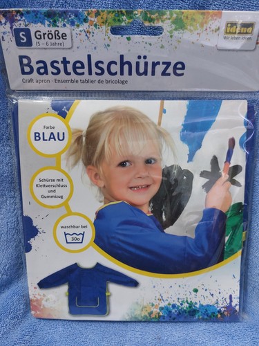 Bastelschürze - Gr. S - BLAU