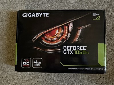 GIGABYTE NVIDIA GeForce GTX 1050 TI 4GB GDDR5 Graphics Card